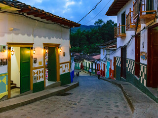 Fototapeta premium Concepción a Colorful town in Colombia