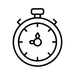 timer icon, timer line art - simple line art of timer, perfect for timer logos and icons