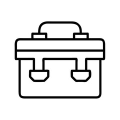 toolbox icon, toolbox line art - simple line art of toolbox, perfect for toolbox logos and icons