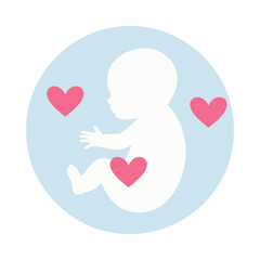 Baby health care icon