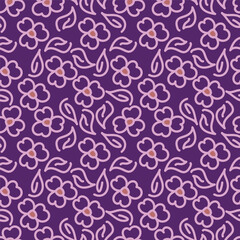 Beautiful floral seamless pattern. Bright illustration, can be used for creating card, invitation card for wedding,wallpaper and textile