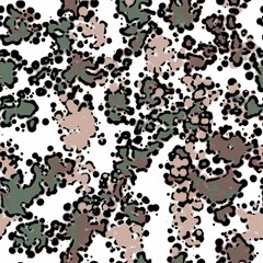 Abstract grunge background with Hazel green, greyish brown and  pinkish grey brush strokes. Hand drawn texture. Modern graphic design. Seamless repeat pattern