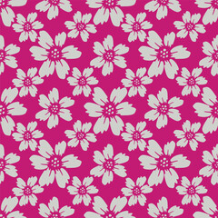 Beautiful floral seamless pattern. Bright illustration, can be used for creating card, invitation card for wedding,wallpaper and textile