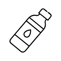 water bottle icon, water bottle line art - simple line art of water bottle, perfect for water bottle logos and icons