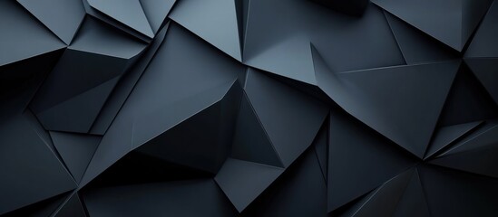 Fototapeta premium Futuristic abstract digital backdrop featuring sleek lines and sharp geometric shapes