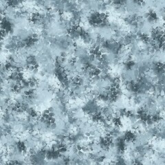 Davy grey, pale blue lily and light blue grey chaotic brush strokes. Small stones or leaves pattern. Seamless hand drawn background.