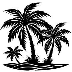 palm tree silhouette