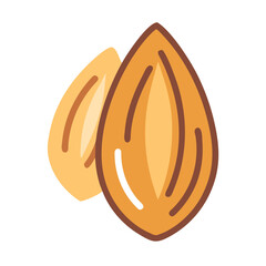 almond icon design