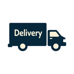 Delivery van icon vector art complete editable 