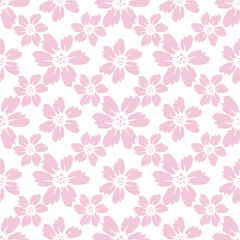 textile design with beautiful flowers pattern image