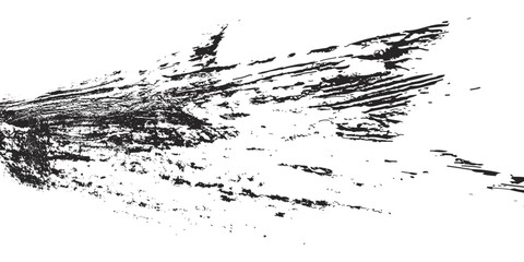 Brush hand drawn elements , flat Modern design isolated on white background. vector ilustration