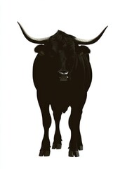 Bull Silhouette.