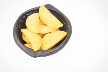 Fried empanadas, typical Colombian food