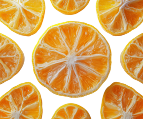 Lemon fruit display food bright setting top-down view freshness concept for seo impact isolated on transparent background