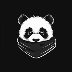 panda logo design
