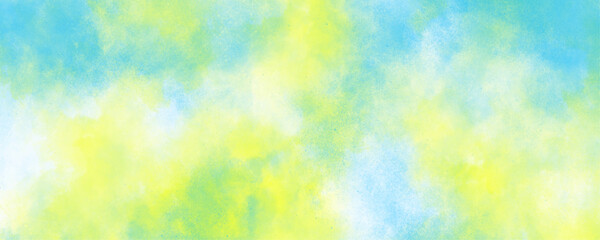 Abstract colorful mixed multicolor pastel rainbow gradient colors watercolor grunge texture. Abstract Illustration wallpaper. Brush strokes painting. Watercolor paint like gradient background.
