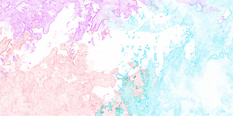 Blue and purple colored art design of abstract fluid painting with alcohol ink. Flow liquid watercolor paint splash texture effect alcohol ink abstract background illustration. Soft watercolor blend.