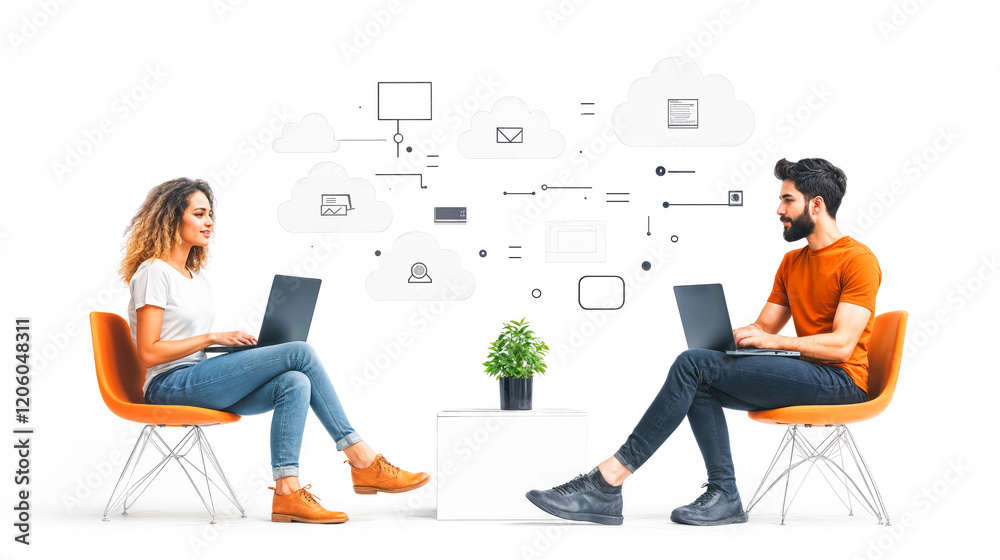 Poster collaborative teamwork using saas tools for improved information management and cloud integration