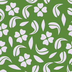 textile design with beautiful flowers pattern image