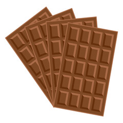 chocolate bar vector icon