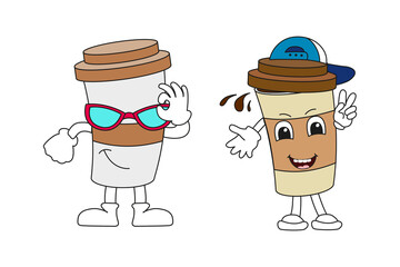 Coffee cups shaped like teenagers.