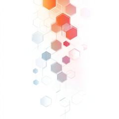 abstract background with hexagons