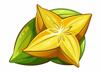 slice isolated on white