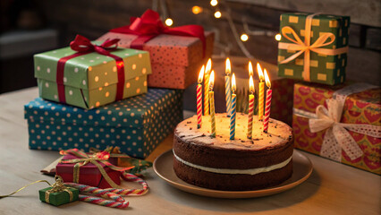 birthday, cake, candle, celebration, food, party, sweet, dessert, chocolate, vector, illustration, happy, anniversary, holiday, cupcake, flame, candles, cartoon, decoration, birthday cake, 