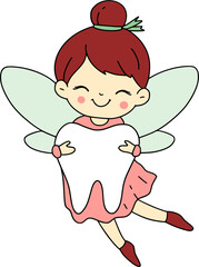 Adorable Tooth Fairy Clipart 