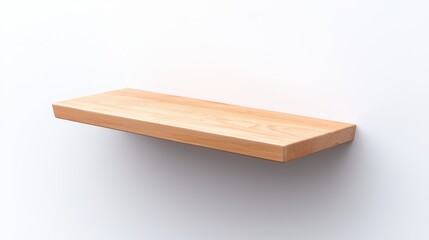 Minimalistic Wooden Shelf Perfect for Modern Interior Design Spaces