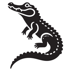 American Alligator Silhouette Reptile Graphic Design