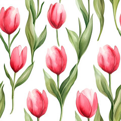 Fototapeta premium seamless watercolor floral abstract colorful wallpaper 
