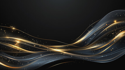 Abstract  background with Colorful circle lines. Digital future technology . Abstract business connection of lines from nodes innovation of communication in the network.