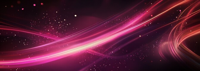 Obraz premium luminescent fiber hitech optic shine composition background