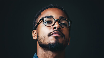 Fototapeta premium Portrait of a Diverse Individual
