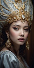 Portriat of a beautiful woman