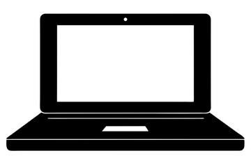 laptop isolated on white background