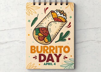 Fototapeta premium NATIONAL BURRITO DAY