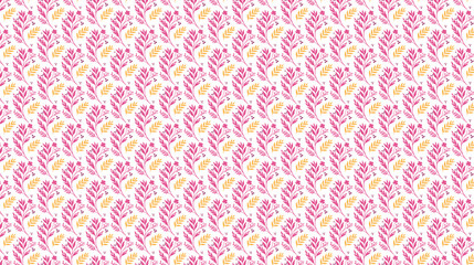 seamless wildflower pattern with blooming flowers and leaves for stylish fabric and decorative prints