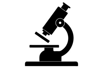 microscope isolated on white