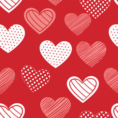 
Heart Illustration, Vector art, Valentine Graphics, Repeat Prints, Heart Drawing, Valentines day, Seamless print, Hearts Patterns, Love, Romantic, Cupid, Couple love, February 14