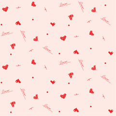 
Heart Illustration, Vector art, Valentine Graphics, Repeat Prints, Heart Drawing, Valentines day, Seamless print, Hearts Patterns, Love, Romantic, Cupid, Couple love, February 14