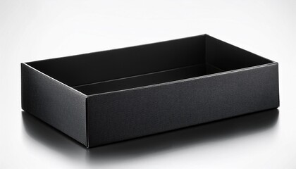Fototapeta premium black box isolated on white