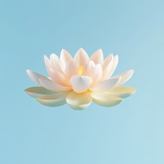 Floating Lotus with Glowing Candle