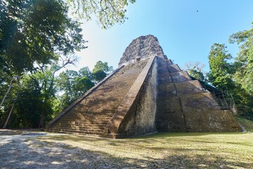 Tikal's towering pyramid known as Temple V
