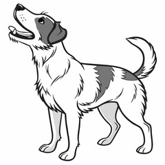 illustration of a dog