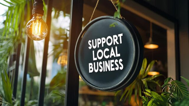 The Support Local Business Sign
