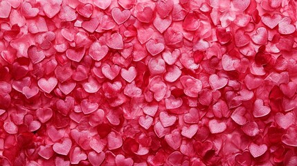 Fototapeta premium Romantic Pink Heart Background Valentines Day Lovely Red Hearts Pattern Design Texture Elegant Shiny Hearts Festive Love Decoration Romantic Sweet Hearts card 