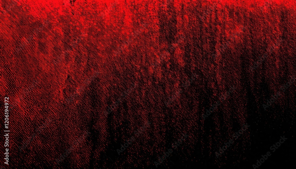 Poster gradient of vivid red texture fading into black, evoking a sense of drama and intensity, ideal for b