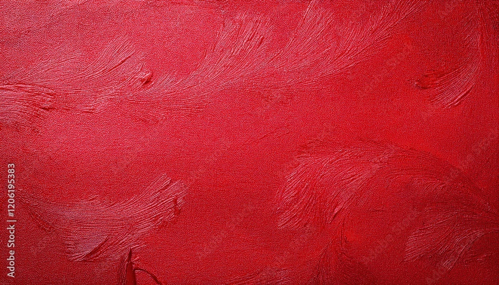 Aufkleber textured red abstract background with brushstroke patterns, ideal for design projects, branding, product packaging, or graphic artwork

